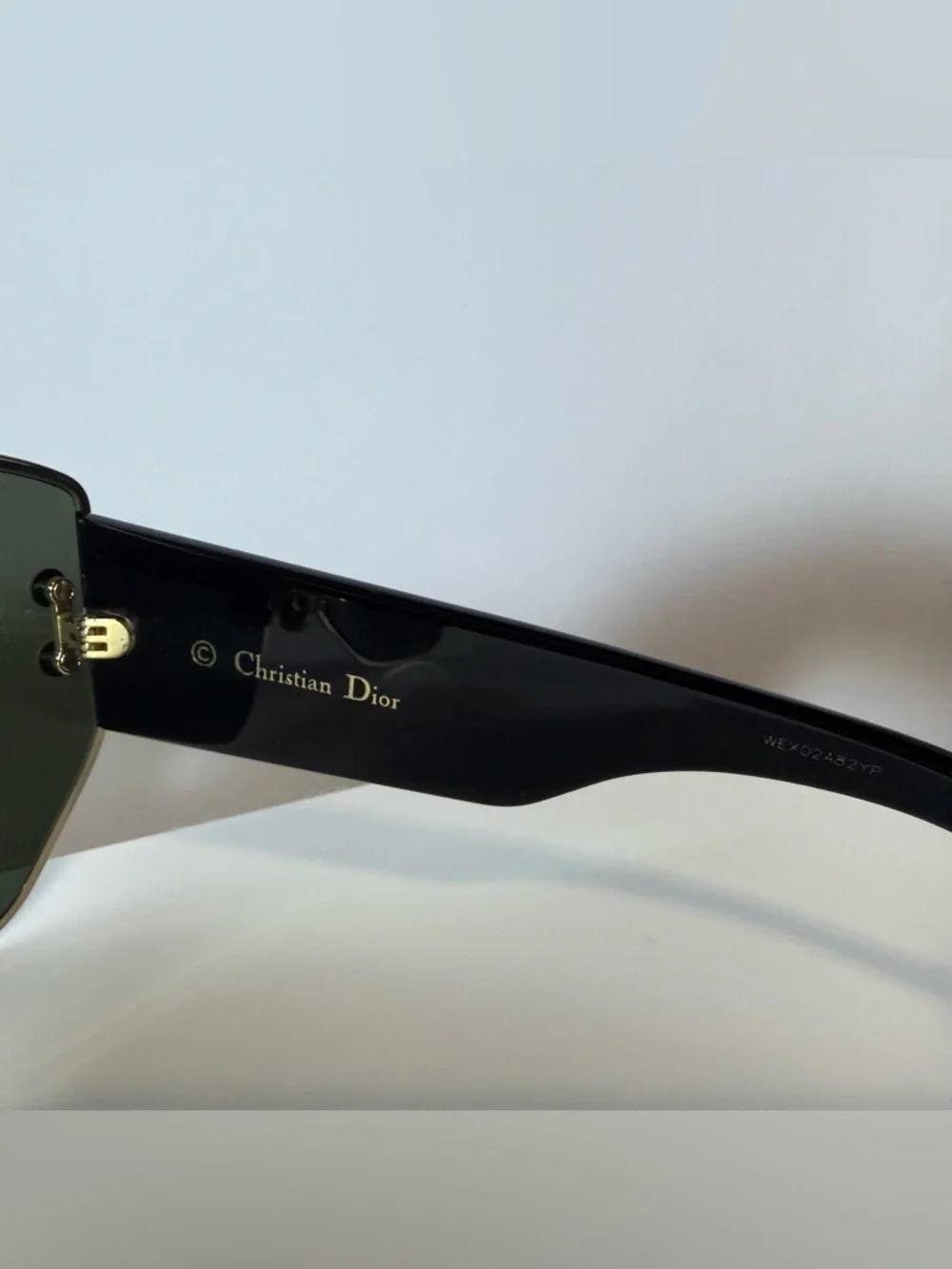Dior Oversized Shield Sunglasses in Black  Tint